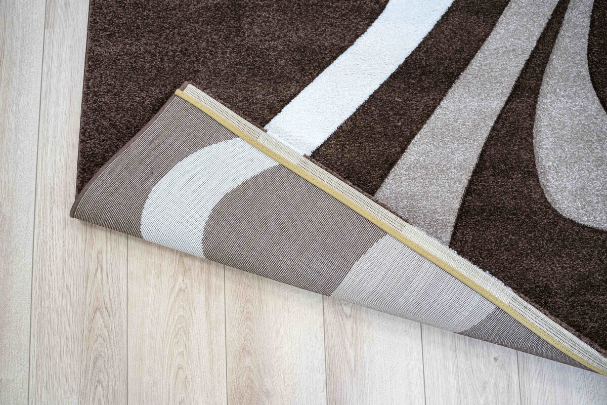 Kristal Modern Bruin vloerkleed