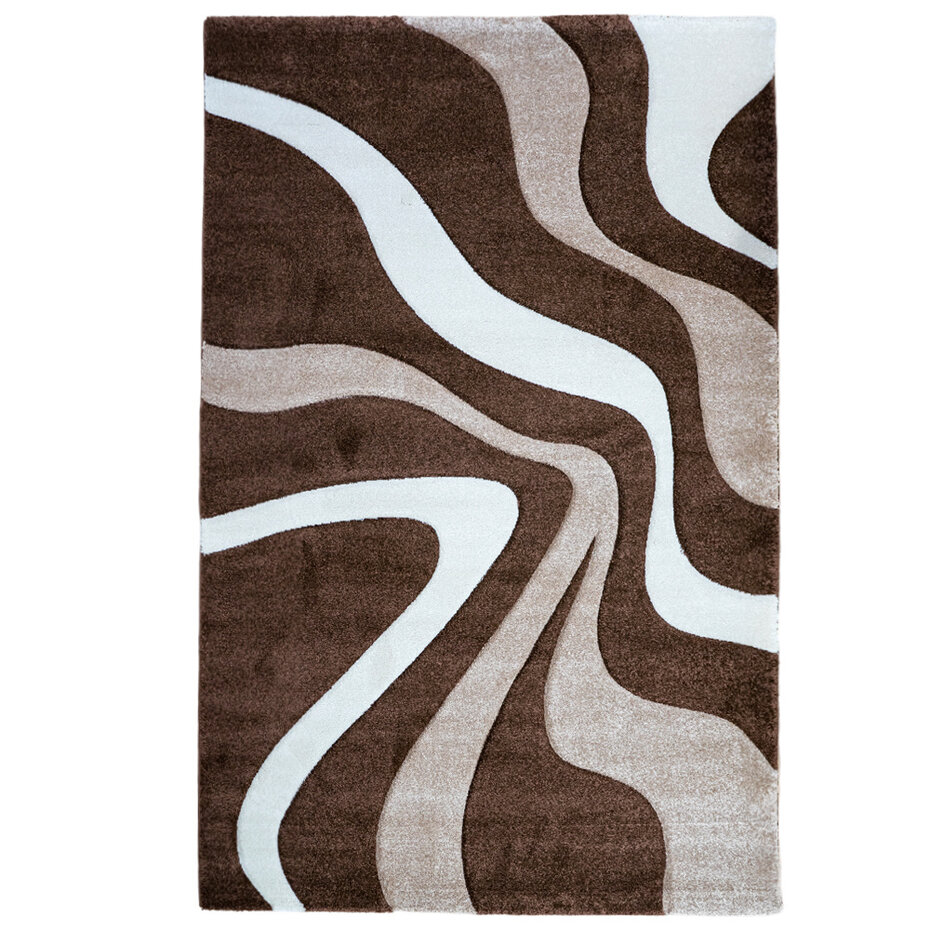 Kristal Modern Bruin vloerkleed