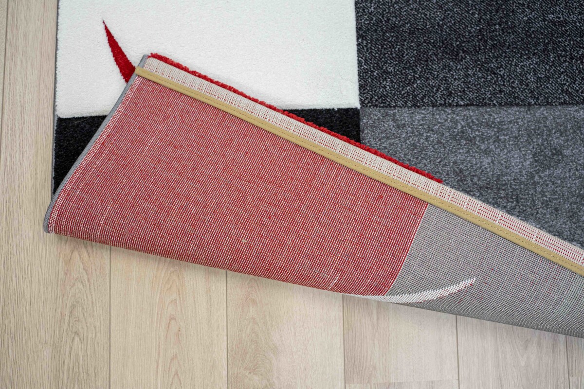 Kristal Modern Rood vloerkleed Kristal Modern Rood vloerkleed