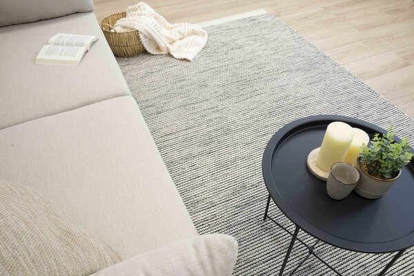 Wollen vloerkleed - Serenity Handgeweven - Grijs