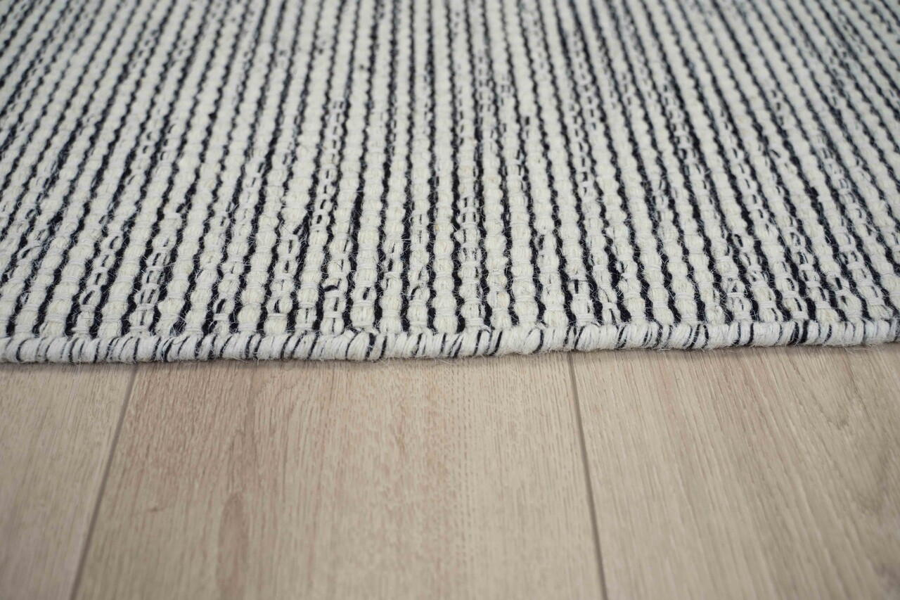 Wollen vloerkleed - Serenity Handgeweven - Grijs Wollen vloerkleed - Serenity Handgeweven - Grijs