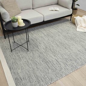 Wollen vloerkleed - Serenity Handgeweven - Grijs
