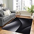 Marlon Modern Zwart / Grijs vloerkleed - Marlon Modern Zwart / Grijs vloerkleed -