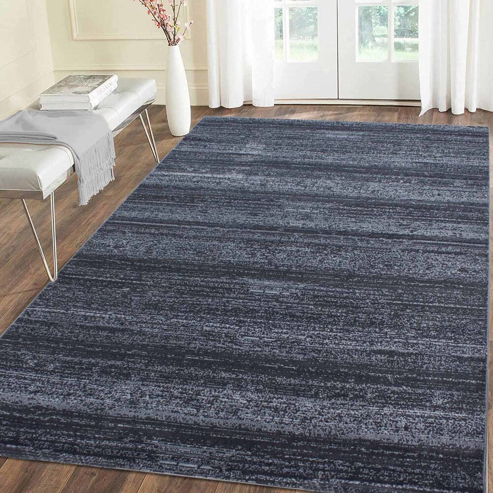 Marlon Modern Grijs vloerkleed - Effen Gestreept Marlon Modern Grijs vloerkleed - Effen Gestreept
