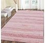 Marlon Modern Roze vloerkleed - Effen Gestreept