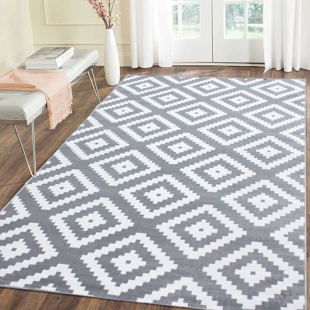 Marlon Modern Grijs vloerkleed - Boho Marlon Modern Grijs vloerkleed - Boho