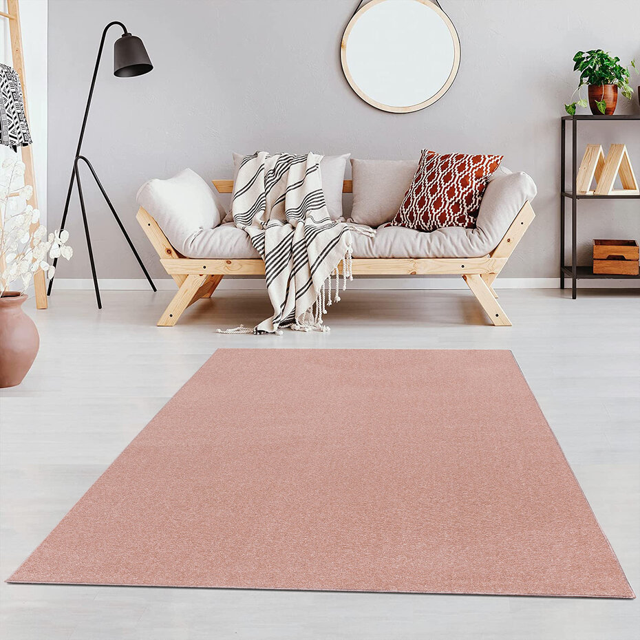 Liam Effen Roze vloerkleed - Liam Effen Roze vloerkleed -