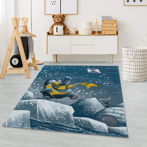 KIDS KINDERKAMER PINGUIN BLAUW