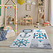 Kids vloerkleed - Blauw Kids vloerkleed - Blauw