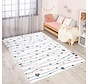 Playful Pals Kids Kinderkamer Crème vloerkleed - Hartjes