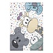 Playful Pals Kids Kinderkamer Multi vloerkleed - Dieren Playful Pals Kids Kinderkamer Multi vloerkleed - Dieren