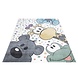 Playful Pals Kids Kinderkamer Multi vloerkleed - Dieren Playful Pals Kids Kinderkamer Multi vloerkleed - Dieren