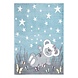 Playful Pals Kids Kinderkamer Blauw vloerkleed - Beertje Playful Pals Kids Kinderkamer Blauw vloerkleed - Beertje