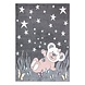 Playful Pals Kids Kinderkamer Grijs / Roze vloerkleed - Beertje Playful Pals Kids Kinderkamer Grijs / Roze vloerkleed - Beertje