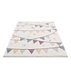 Playful Pals Kids Kinderkamer Crème vloerkleed - Vlaggetjes Playful Pals Kids Kinderkamer Crème vloerkleed - Vlaggetjes