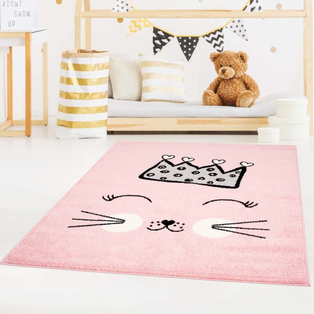 PLAYFUL PALS KIDS KINDERKAMER ROZE VLOERKLEED QUEEN