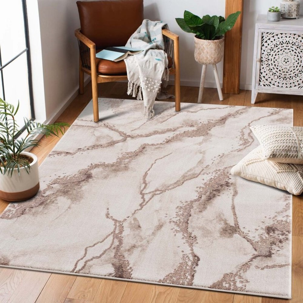 TIBERIUS MODERN BEIGE VLOERKLEED MARMER DESIGN