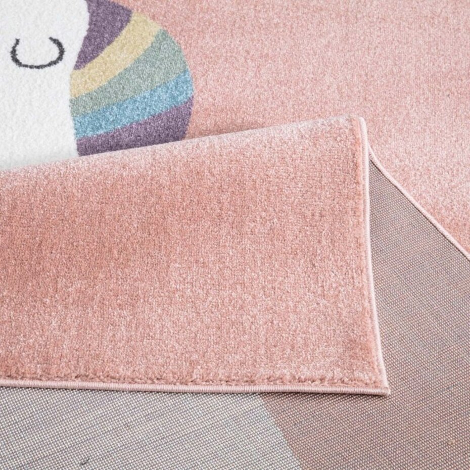 Playful Pals Kids Kinderkamer Roze vloerkleed - Ijsbeer Playful Pals Kids Kinderkamer Roze vloerkleed - Ijsbeer