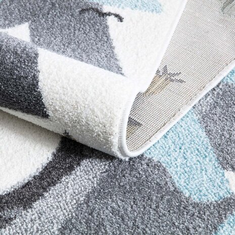Playful Pals Kids Kinderkamer Crème vloerkleed - Stad