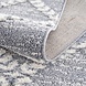 Solace Hoogpolig Grijs vloerkleed - Geruit Solace Hoogpolig Grijs vloerkleed - Geruit