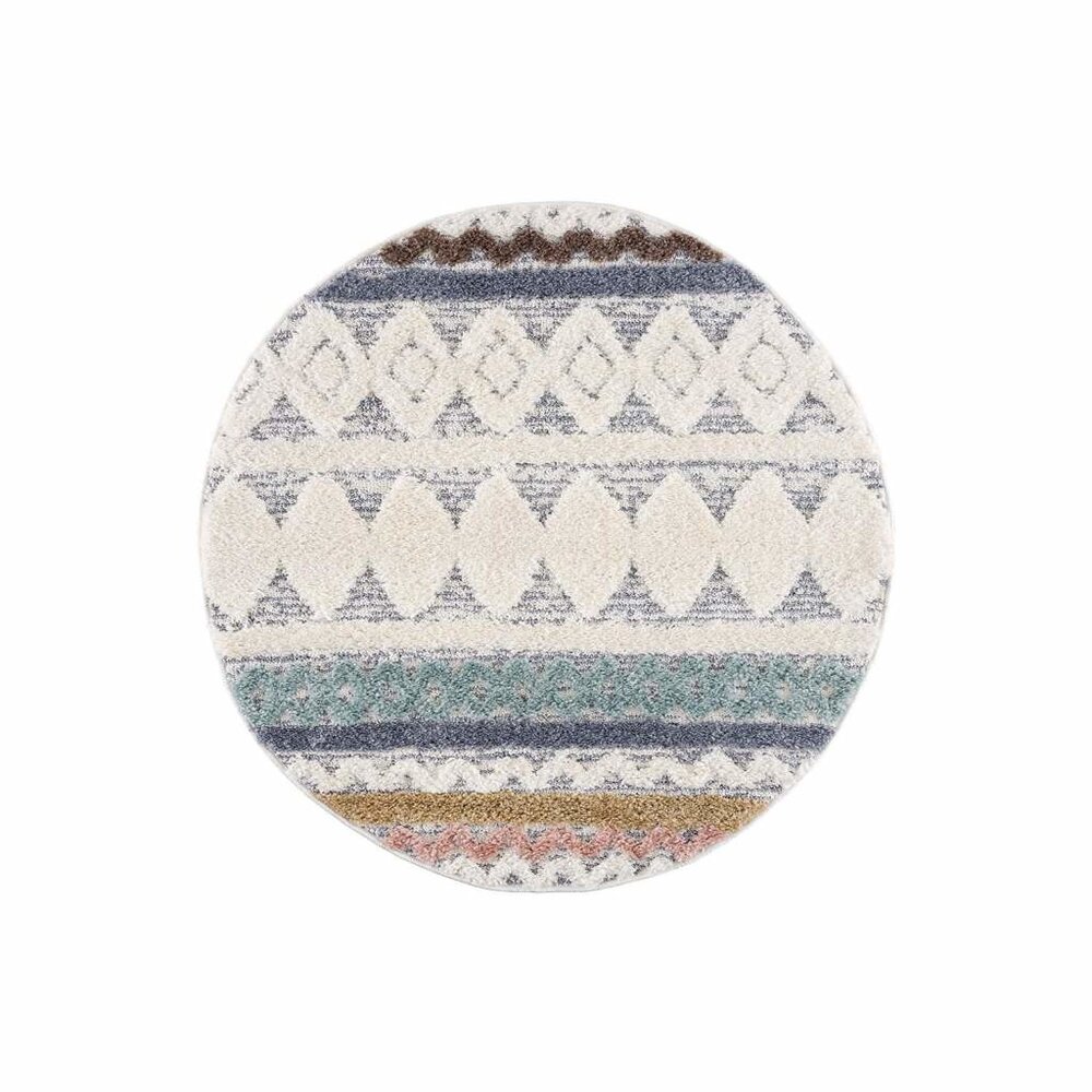 Solace Hoogpolig Multi vloerkleed - Geruit Solace Hoogpolig Multi vloerkleed - Geruit