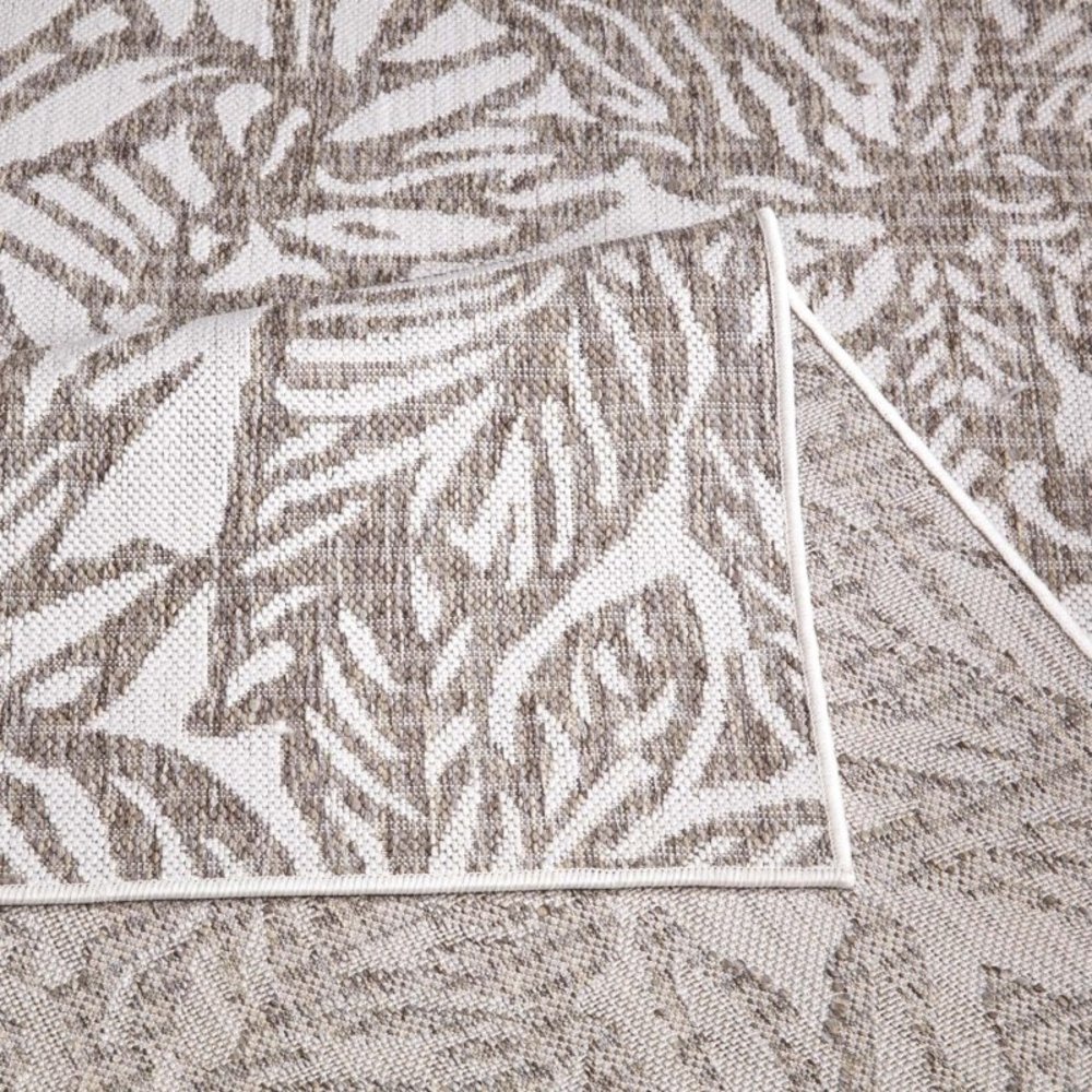 LORA BUITENKLEED GEBLOEMD BEIGE VLOERKLEED VOOR BINNEN & BUITEN