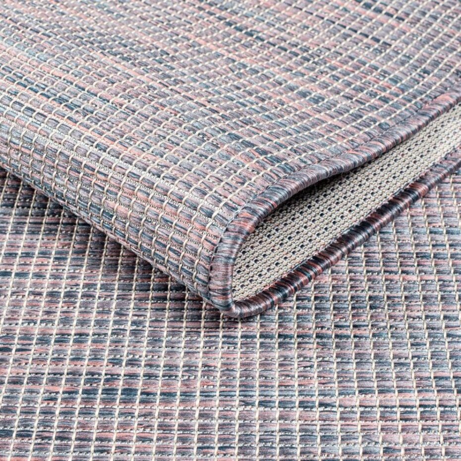 Hilaria Buitenkleed Effen Paars / Roze / Blauw vloerkleed - Voor Binnen & Buiten Hilaria Buitenkleed Effen Paars / Roze / Blauw vloerkleed - Voor Binnen & Buiten