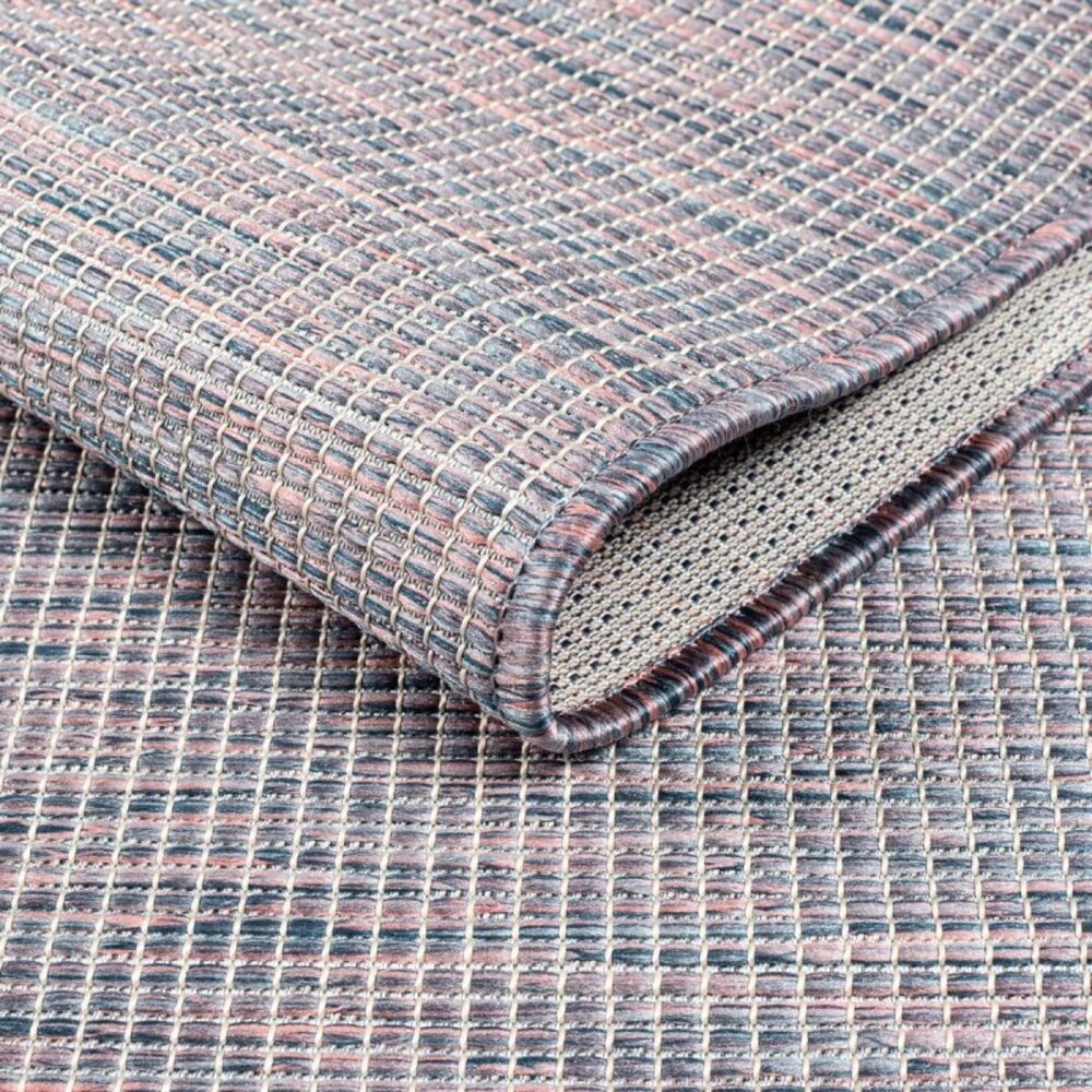 Hilaria Buitenkleed Effen Paars / Roze / Blauw vloerkleed - Voor Binnen & Buiten Hilaria Buitenkleed Effen Paars / Roze / Blauw vloerkleed - Voor Binnen & Buiten