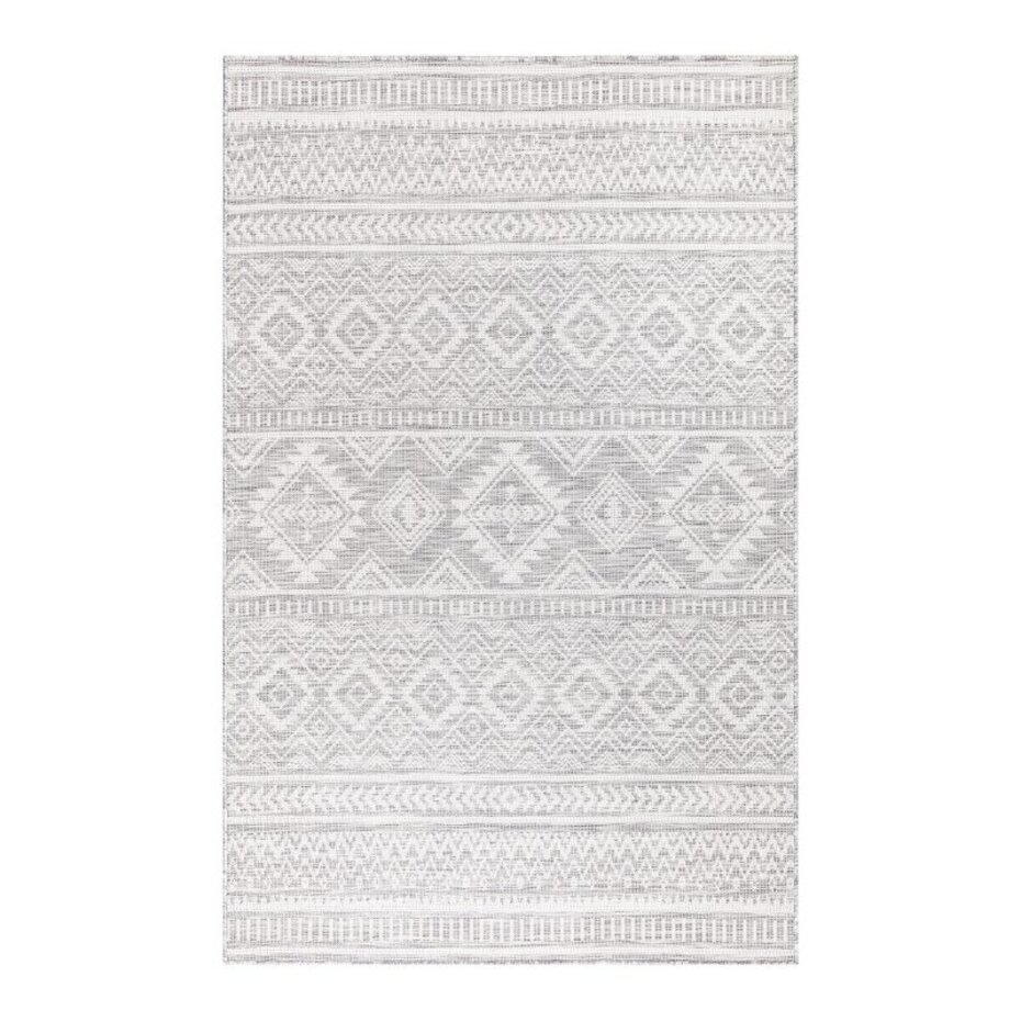 Hilaria Buitenkleed Zilver vloerkleed - Voor Binnen & Buiten