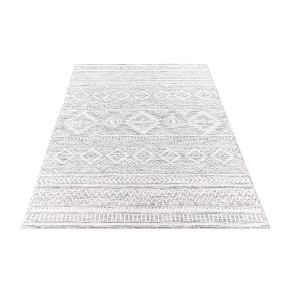 Hilaria Buitenkleed Zilver vloerkleed - Voor Binnen & Buiten