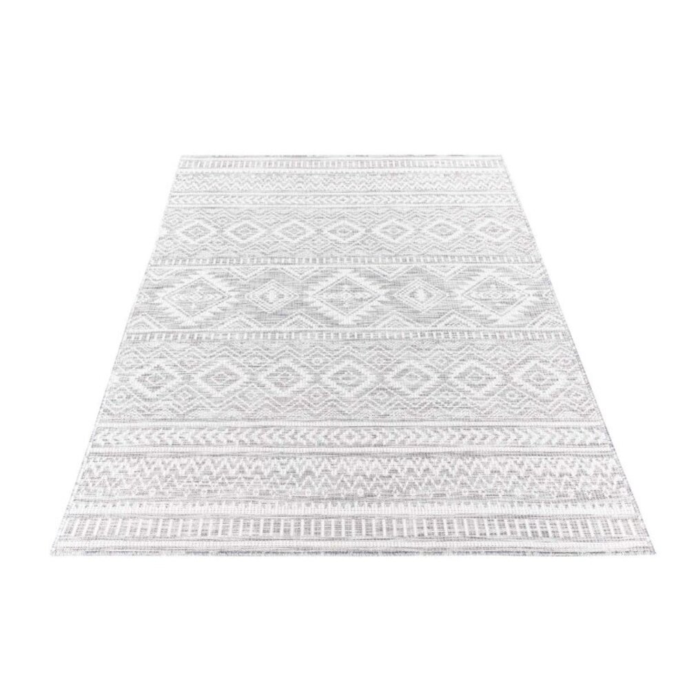 Hilaria Buitenkleed Zilver vloerkleed - Voor Binnen & Buiten