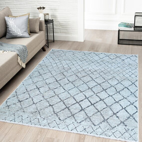 Adrasos Modern Beige - Bruin vloerkleed - Scandinavisch Design Wasbaar & Waterdicht