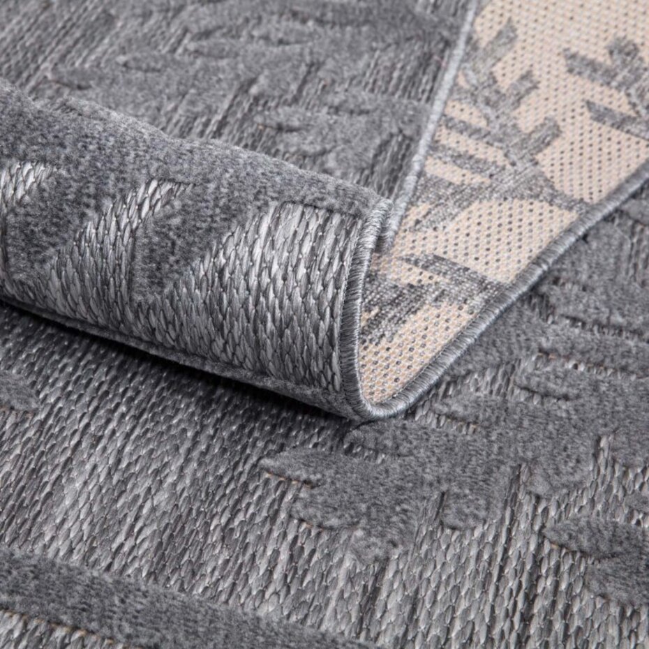 Caprenia Buitenkleed Donkergrijs vloerkleed - Indoor & Outdoor