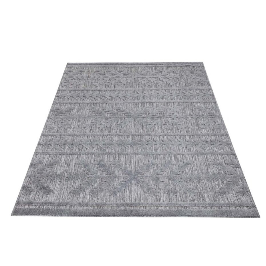 Caprenia Buitenkleed Donkergrijs vloerkleed - Indoor & Outdoor