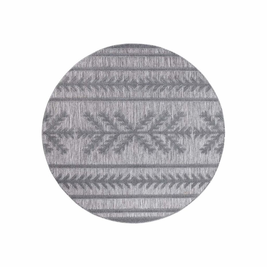 Caprenia Buitenkleed Donkergrijs vloerkleed - Indoor & Outdoor