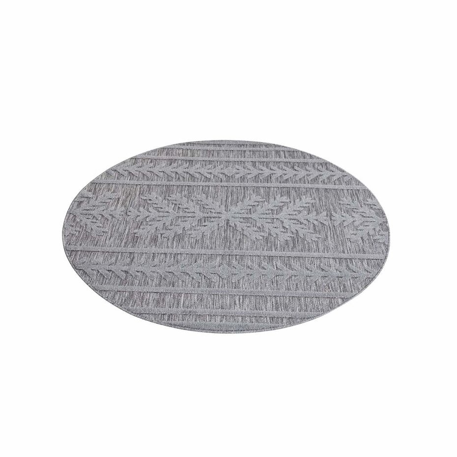 Caprenia Buitenkleed Donkergrijs vloerkleed - Indoor & Outdoor
