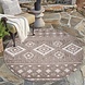 Caprenia Buitenkleed Bruin vloerkleed - Indoor & Outdoor Caprenia Buitenkleed Bruin vloerkleed - Indoor & Outdoor
