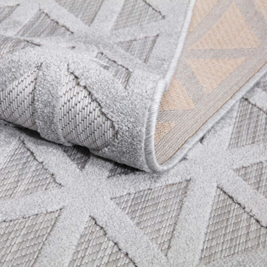 Caprenia Buitenkleed Zilver vloerkleed - Indoor & Outdoor
