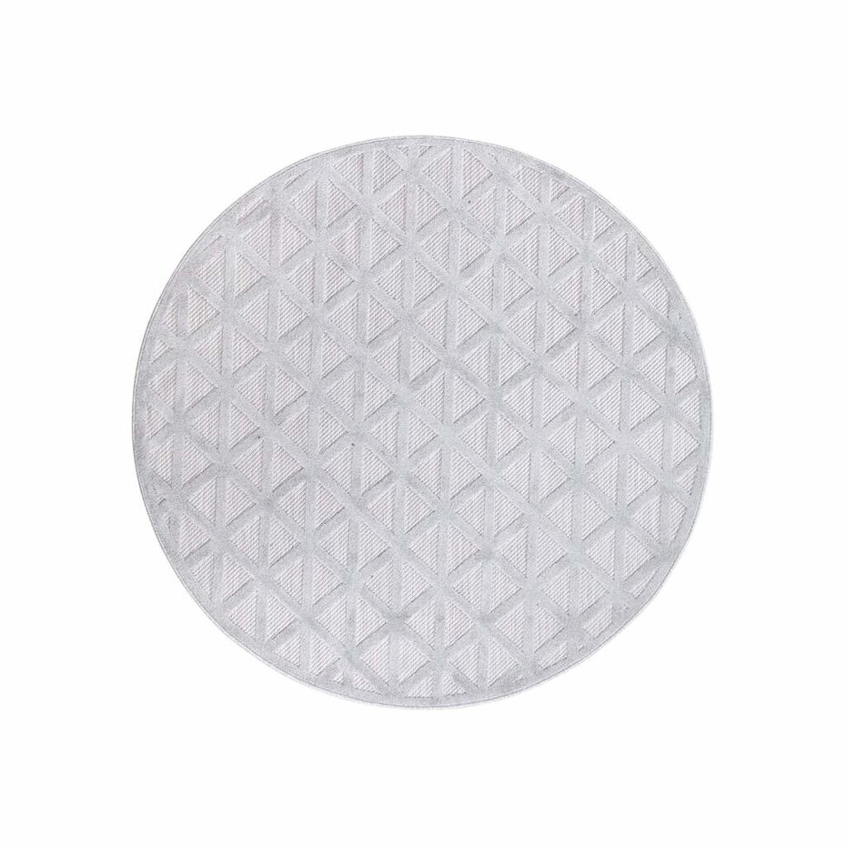 Caprenia Buitenkleed Zilver vloerkleed - Indoor & Outdoor