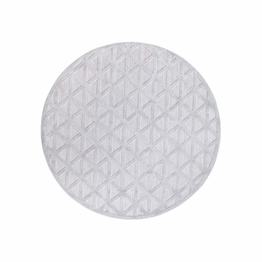 Caprenia Buitenkleed Zilver vloerkleed - Indoor & Outdoor