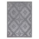 Caprenia Buitenkleed Geruit Donkergrijs vloerkleed - Indoor & Outdoor Caprenia Buitenkleed Geruit Donkergrijs vloerkleed - Indoor & Outdoor
