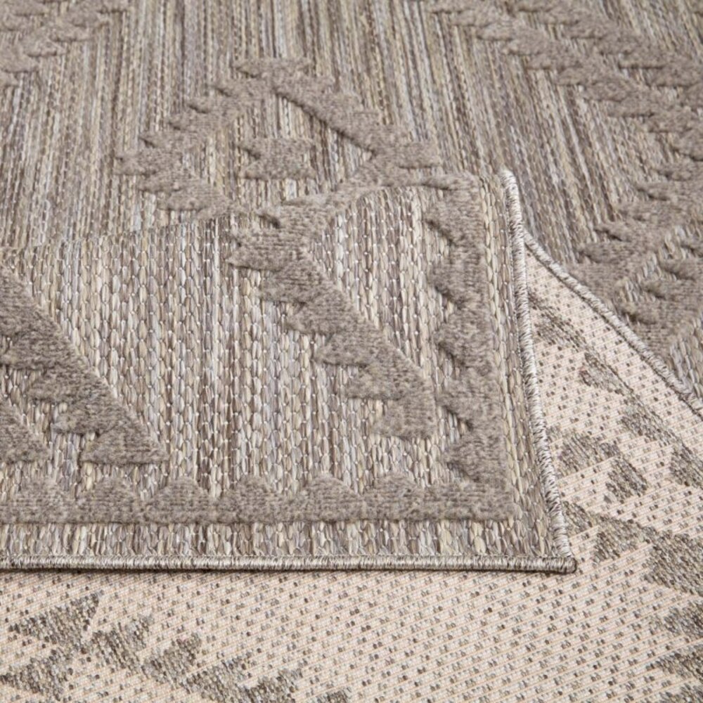 Caprenia Buitenkleed Geruit Bruin vloerkleed - Indoor & Outdoor Caprenia Buitenkleed Geruit Bruin vloerkleed - Indoor & Outdoor