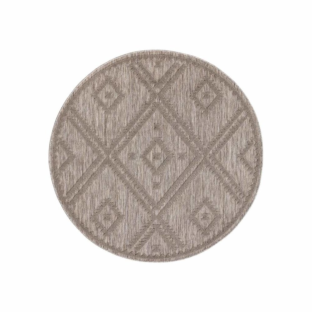 Caprenia Buitenkleed Geruit Bruin vloerkleed - Indoor & Outdoor Caprenia Buitenkleed Geruit Bruin vloerkleed - Indoor & Outdoor