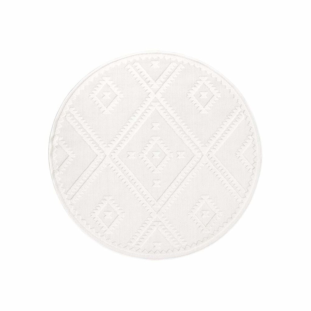 Caprenia Buitenkleed Geruit Crème vloerkleed - Indoor & Outdoor Caprenia Buitenkleed Geruit Crème vloerkleed - Indoor & Outdoor