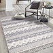 Amida Boho Style Grijs vloerkleed - Amida Boho Style Grijs vloerkleed -