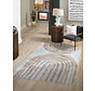 Modern Abstract Japandisch vloerkleed - Ruby Wasbaar - Beige