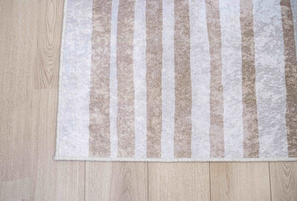 Modern Abstract Japandisch vloerkleed - Ruby Wasbaar - Beige