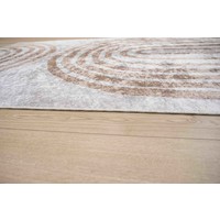 MODERN ABSTRACT JAPANDISCH VLOERKLEED RUBY WASBAAR - BEIGE