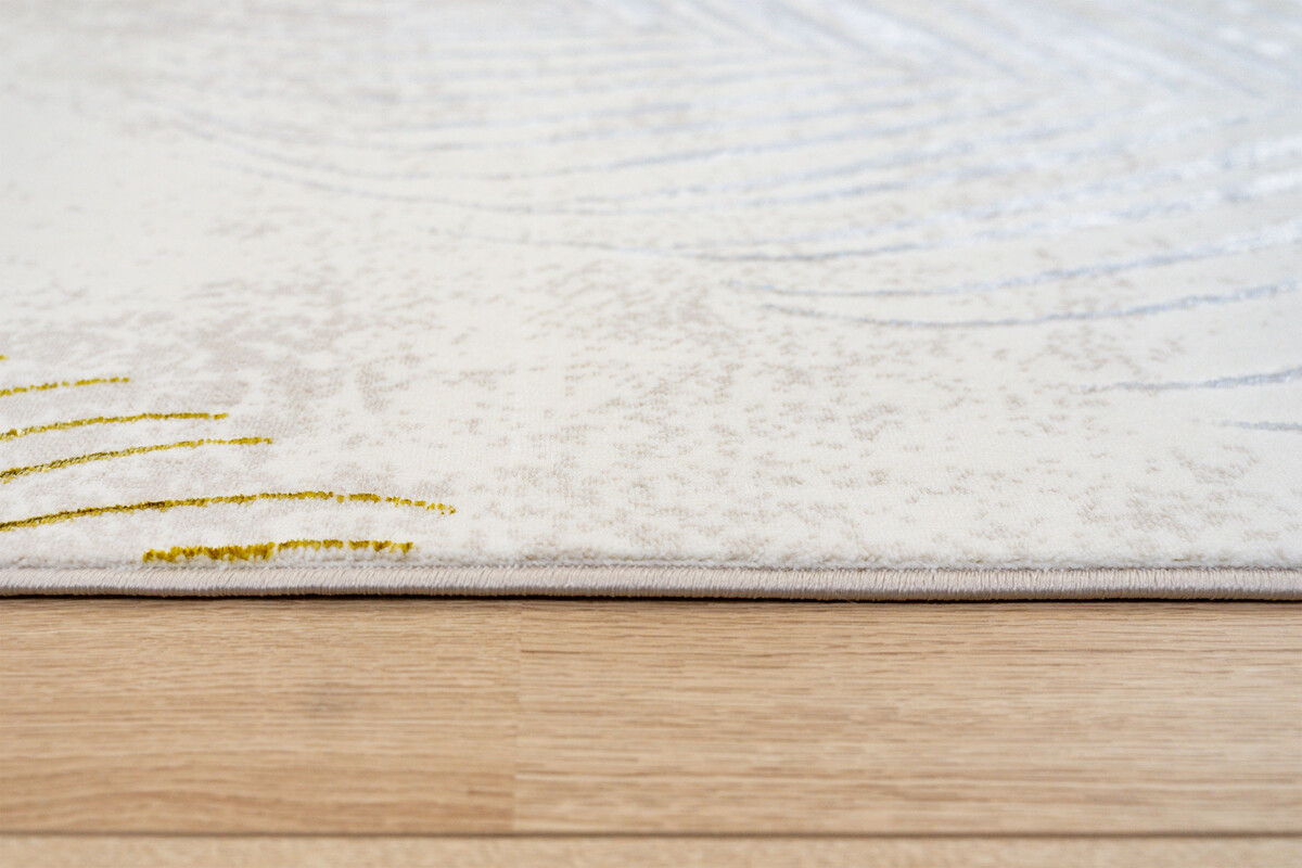 Minye Modern Crème Goud vloerkleed - Designer Minye Modern Crème Goud vloerkleed - Designer