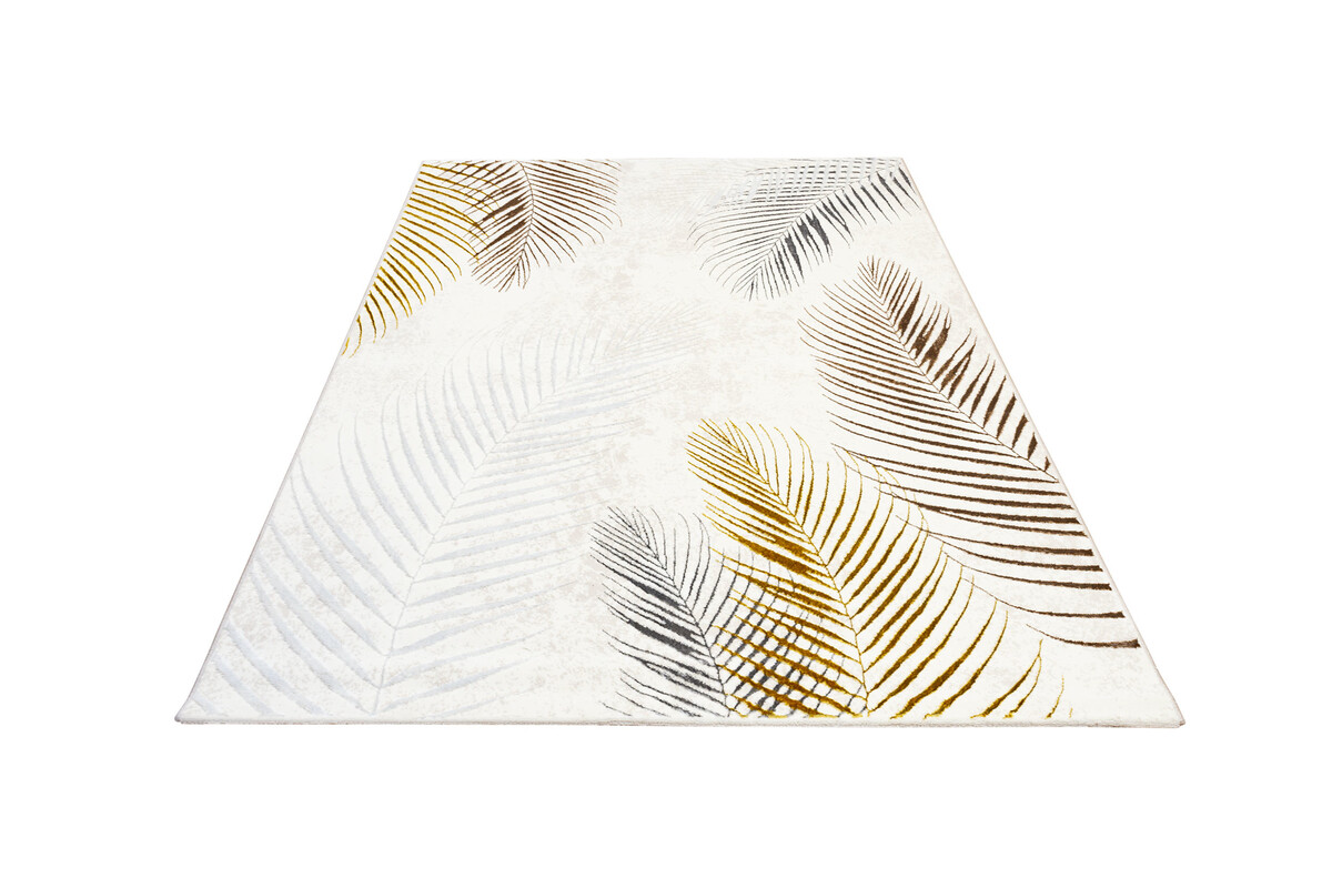 Minye Modern Crème Goud vloerkleed - Designer Minye Modern Crème Goud vloerkleed - Designer